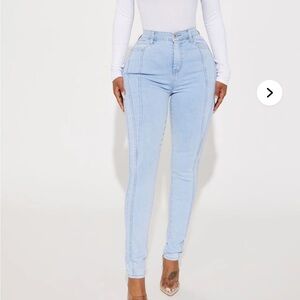 BOGO 🛍️ Fashion Nova Light Blue Skinny Jeans